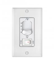 Hinkley Fans 980009FWH - Wall Control 3 Speed, On/Off Switch